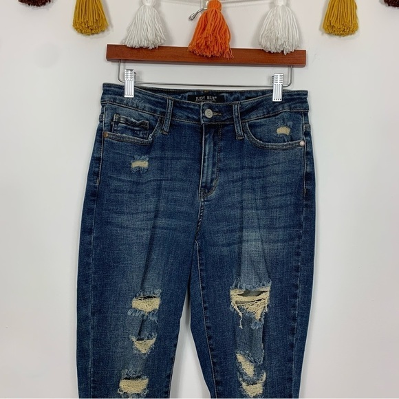 Judy Blue Boyfriend Fit Jeans Size 27 - Picture 4 of 11